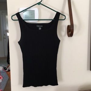 Cable and Gauge Black sweater tank Size XL